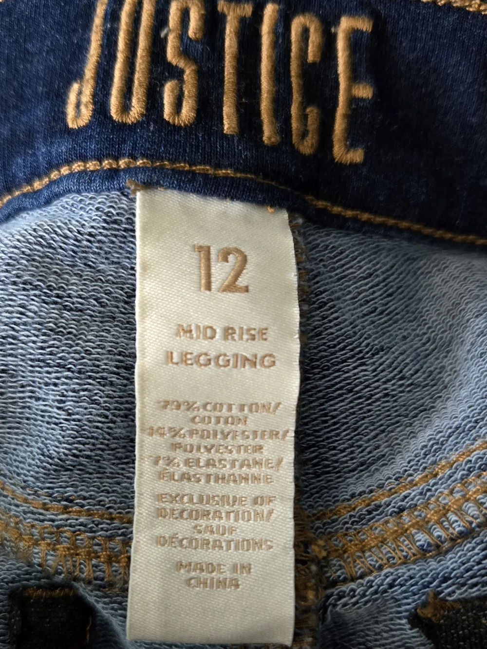 Young Ladies Stretch Indigo Blue Jeans - Classic Straight #330